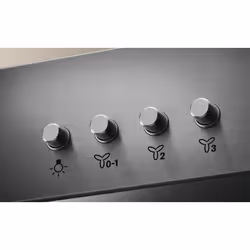 Faure FHC92462XA hotte Montée au mur Acier inoxydable 420 m³/h D