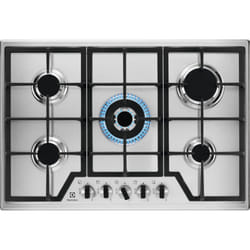 Electrolux KGS7536X plaque Acier inoxydable Intégré 75 cm Gaz 5 zone(s)