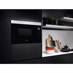 AEG MBE2658SEM Intégré Micro-onde combiné 25,37 L 900 W Noir, Acier inoxydable