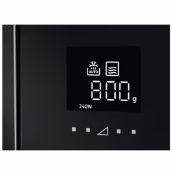 AEG MBE2658DEM Intégré Micro-ondes grill 900 W Noir, Acier inoxydable