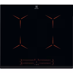 Electrolux EIP6446, Noir, Intégré, 59 cm, Plaque avec zone à induction, Verre, 4 zone(s)