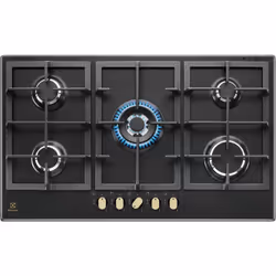 Electrolux KGS9536RN, Noir, Intégré, 87 cm, Gaz, 5 zone(s), 5 zone(s)