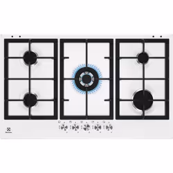 Electrolux KGS9536W, Blanc, Intégré, 87 cm, Gaz, 5 zone(s), 5 zone(s)