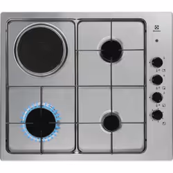 Electrolux EGL62821OX, Acier inoxydable, Intégré, 58 cm, Combi, Acier inoxydable, 4 zone(s)