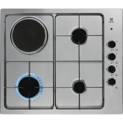 Electrolux EGL62821OX Acier inoxydable Intégré 58 cm Combi 4 zone(s)