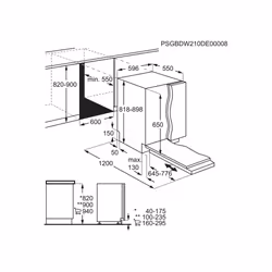 Electrolux KEQC7200L Entièrement intégré 13 couverts E
