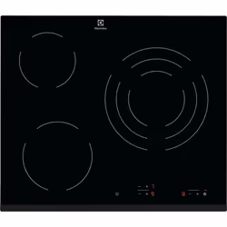 Electrolux Serie 300 BHV6232FOK, Noir, Intégré, 59 cm, Céramique, Verre-céramique, 3 zone(s)