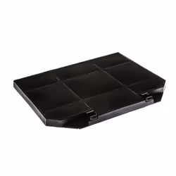 AEG MCFE04, Filtre de hotte, Noir, 267 mm, 237 mm, 16 mm, 1 pièce(s)