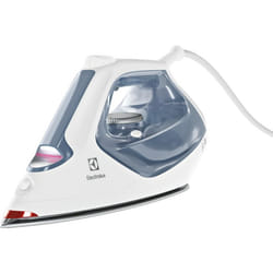 Electrolux E7SI1-4WB Fer à repasser à sec ou à vapeur Semelle Glissium 2300 W Gris, Blanc