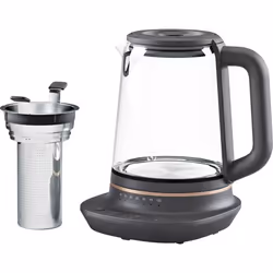 Electrolux E7GK1-8BP, 1,7 L, 2000 W, Noir, Cuivre, Thermostat réglable, Indicateur de niveau d'eau, Sans fil