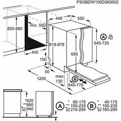 Electrolux KEAD2100L Entièrement intégré 9 couverts F - Vue supplémentaire 6