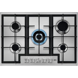 AEG HGB75400SM Acier inoxydable Intégré 75 cm Gaz 5 zone(s)