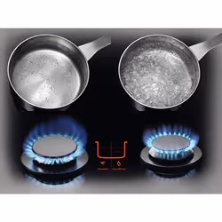 AEG HGB64400SM Argent Intégré 60 cm Gaz 4 zone(s) - Vue supplémentaire 11