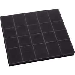 AEG MCFB59, Filtre de hotte, Noir, Charbon, 266 mm, 244 mm, 18 mm