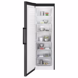 AEG AGB728E5NB, 280 L, 25 kg/24h, SN-T, Système anti-gel, E, Noir, Gris, Acier inoxydable