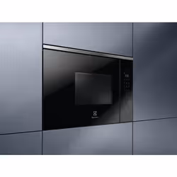 Electrolux MQ818GXE micro-onde Intégré Micro-ondes grill 17 L 800 W Noir, Acier inoxydable