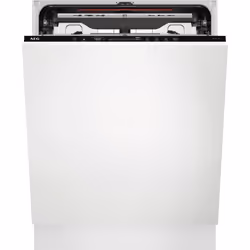 AEG FSE74718P, Entièrement intégré, Taille maximum (60 cm), Blanc, Noir, Tactile, 1,6 m