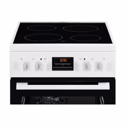 Electrolux LKR524288W Cuisinière Plaque avec zone à induction Noir, Blanc A