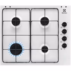 Electrolux KGS6404W, Blanc, Intégré, 59.5 cm, Gaz, 4 zone(s), 4 zone(s)