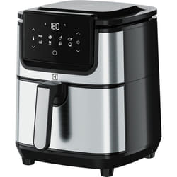 Electrolux E6AF1-4ST Unique 4,5 L Autonome 1500 W Friteuse d’air chaud Noir, Acier inoxydable