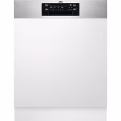 AEG FEE83806PM, Semi-intégré, Taille maximum (60 cm), Acier inoxydable, Boutons, 1,6 m, 1,8 m