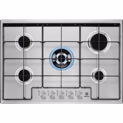 Electrolux EGS7534X, Acier inoxydable, Intégré, 74.5 cm, Gaz, Acier inoxydable, 5 zone(s)