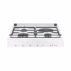 Faure FCM54041WA four et cuisinière Combi Noir, Blanc A