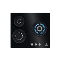 Electrolux Serie 300 KGE6633NOK Noir Intégré 60 cm Gaz 3 zone(s)