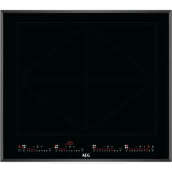 AEG IKK64681F plaque Noir Intégré 60 cm Plaque avec zone à induction 4 zone(s)