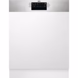 AEG FES5396XZM, Semi-intégré, Taille maximum (60 cm), Acier inoxydable, Tactile, 1,5 m, 1,5 m