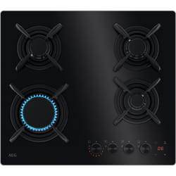AEG HKB64453NB Noir Intégré 59 cm Gaz 4 zone(s)