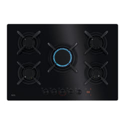 AEG HKB75453NB plaque Noir Intégré 75 cm Gaz 5 zone(s)