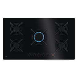 AEG HKB95453NB Noir Intégré 88 cm Gaz 5 zone(s)