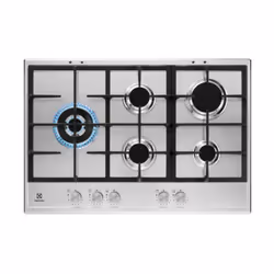Electrolux KGS7566S2X, Acier inoxydable, Intégré, 75 cm, Gaz, Acier inoxydable, 5 zone(s)