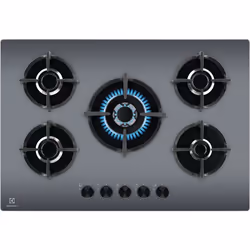 Electrolux EGG75372M, Miroir, Intégré, 74 cm, Gaz, Verre, 5 zone(s)