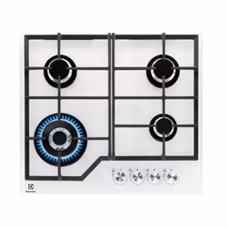 Electrolux KGG64362W, Blanc, Intégré, 60 cm, Gaz, Verre, 4 zone(s)