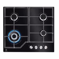 Electrolux KGG64362K, Noir, Intégré, Gaz, 4 zone(s), 4 zone(s), Large