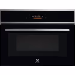 Electrolux EVM8E08X, Intégré, Micro-ondes grill, 49 L, 1000 W, Tactile, Noir