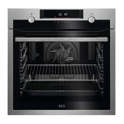 AEG BPE535260M 71 L 3000 W A+ Noir, Acier satin