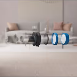 Electrolux EP71UB14DB aspirateur balai et balai électrique Batterie Sec Sans sac 0,3 L 57 W Bleu 4 Ah - Vue supplémentaire 17