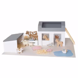 JaBaDaBaDo Farm house, Ferme jouet, Farm, 3 an(s), Multicolore, Métal, Plastique, Bois