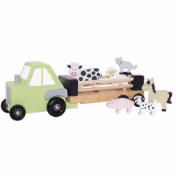 JaBaDaBaDo W7151, Tracteur, 1,5 an(s), Métal, Plastique, Bois, Multicolore