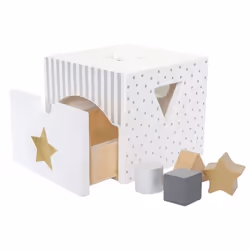 JaBaDaBaDo Sorterbox silver, 1,5 an(s), Bois, Multicolore