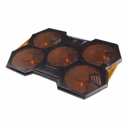 Deltaco GAM-072, 5 pièce(s), 14 cm, 1300 tr/min, Noir, Orange, ABS, USB