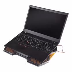 Deltaco GAM-072 système de refroidissement pour ordinateurs portables 1300 tr/min Noir, Orange - Vue supplémentaire 5
