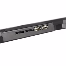 Deltaco GAM-072 système de refroidissement pour ordinateurs portables 1300 tr/min Noir, Orange - Vue supplémentaire 6