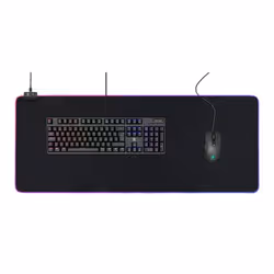 Deltaco GAM-079 tapis de souris Noir