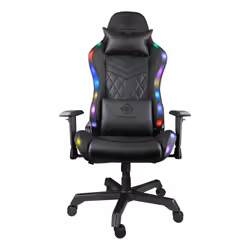 Deltaco GAM-080 Siège pour jeu vidéo Fauteuil de gaming Siège rembourré Noir