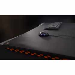 Deltaco GAM-081 tapis de souris Tapis de souris de jeu Noir - Vue supplémentaire 6