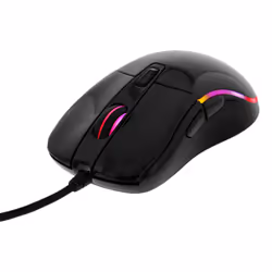 Deltaco GAM-085, Droitier, Optique, USB Type-A, 5000 DPI, Noir